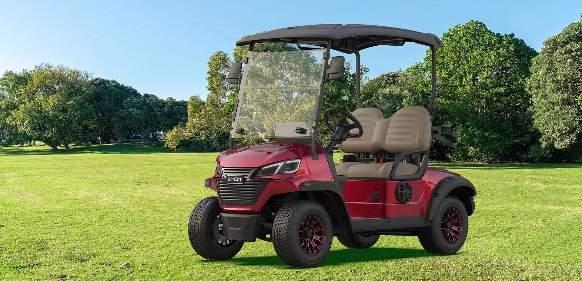 Manufacturer Luxury Electric 2 Seater Club Car for Golf Course 2 Manufacturer Luxury Electric 2 Seater Club Car for Golf Course 1