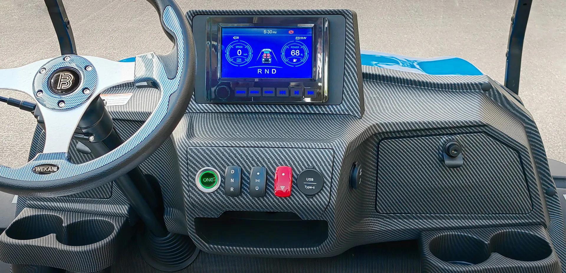 Manufacturer Luxury Electric 2 Seater Club Car for Golf Course 8 Manufacturer Luxury Electric 2 Seater Club Car for Golf Course 7